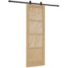 Slankios durys Natūrali ir juoda 73,5 x 211 cm
