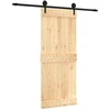 Slankios durys Natūrali ir juoda 85 x 210 cm
