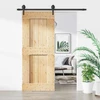 Slankios durys Natūrali ir juoda 85 x 210 cm