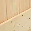 Slankios durys Natūrali ir juoda 85 x 210 cm