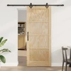 Slankios durys Natūrali ir juoda 86 x 211 cm