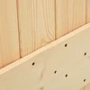Slankios durys Natūrali ir juoda 90 x 210 cm