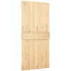 Slankios durys Natūrali ir juoda 95 x 210 cm
