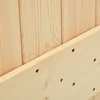 Slankios durys Natūrali ir juoda 95 x 210 cm