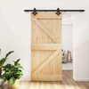 Slankios durys Natūrali ir juoda 95 x 210 cm