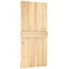 Slankios durys Natūrali ir juoda 95 x 210 cm