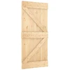 Slankios durys Natūrali ir juoda 95 x 210 cm
