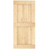 Slankios durys Natūrali ir juoda 95 x 210 cm