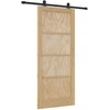 Slankios durys ORKDAL 86 x 198,5 cm Pušies medienos masyvas
