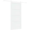 Slankios durys ORKDAL 93 x 202 cm Apdirbta mediena Balta