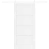 Slankios durys ORKDAL 93 x 202 cm Apdirbta mediena Balta