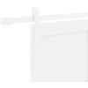 Slankios durys ORKDAL 83 x 202 cm Pušies medienos masyvas Balta