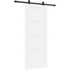 Slankios durys ORKDAL 83 x 202 cm Pušies medienos masyvas Balta