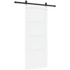 Slankios durys ORKDAL 83 x 202 cm Pušies medienos masyvas Balta