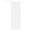 Slankios durys ORKDAL 83 x 202 cm Pušies medienos masyvas Balta