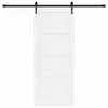 Slankios durys ORKDAL Balta 83 x 202 cm Pušies medienos masyvas