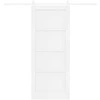 Slankios durys ORKDAL Balta 83 x 202 cm Pušies medienos masyvas