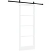 Slankios durys ORKDAL Balta ir juoda 83 x 211 cm