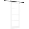 Slankios durys ORKDAL Balta ir juoda 83 x 211 cm
