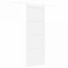 Slankios durys ORKDAL 83 x 232 cm Pušies medienos masyvas Balta