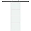 Slankios durys ORKDAL Balta 83 x 232 cm Pušies medienos masyvas