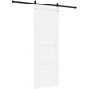 Slankios durys ORKDAL 83 x 232 cm Pušies medienos masyvas Balta
