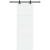 Slankios durys ORKDAL 83 x 232 cm Pušies medienos masyvas Balta