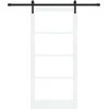 Slankios durys ORKDAL Balta ir juoda 93 x 202 cm