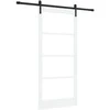 Slankios durys ORKDAL Balta ir juoda 93 x 202 cm