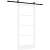 Slankios durys ORKDAL Balta ir juoda 93 x 202 cm