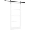 Slankios durys ORKDAL Balta ir juoda 93 x 211 cm