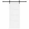Slankios durys ORKDAL Balta ir juoda 83 x 202 cm