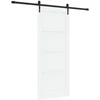 Slankios durys ORKDAL Balta ir juoda 83 x 202 cm