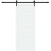 Slankios durys ORKDAL Balta ir juoda 83 x 202 cm