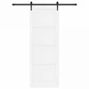 Slankios durys ORKDAL Balta ir juoda 83 x 232 cm