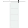 Slankios durys ORKDAL Balta ir juoda 83 x 232 cm