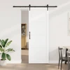 Slankios durys ORKDAL Balta ir juoda 83 x 232 cm