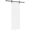 Slankios durys ORKDAL Balta ir juoda 83 x 232 cm