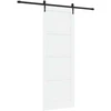 Slankios durys ORKDAL Balta ir juoda 83 x 232 cm