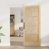 Slankios durys ORKDAL Natūrali ir Balta 86 x 211 cm