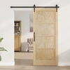 Slankios durys ORKDAL Natūrali ir juoda 86 x 211 cm