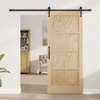 Slankios durys ORKDAL Natūrali ir juoda 86 x 198,5 cm