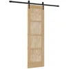 Slankios durys ORKDAL Natūrali ir juoda 61 x 198,5 cm