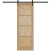 Slankios durys ORKDAL Natūrali ir juoda 73,5 x 211 cm