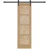 Slankios durys ORKDAL Natūrali ir juoda 61 x 198,5 cm