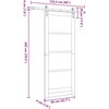 Slankios durys ORKDAL Balta 83 x 202 cm