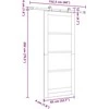 Slankios durys ORKDAL Balta 83 x 202 cm