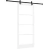 Slankios durys ORKDAL Balta ir juoda 93 x 211 cm