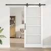 Slankios durys ORKDAL Balta ir juoda 93 x 211 cm