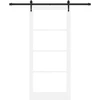 Slankios durys 93 x 211 cm Tvirtos pušies mediena ir stiklas